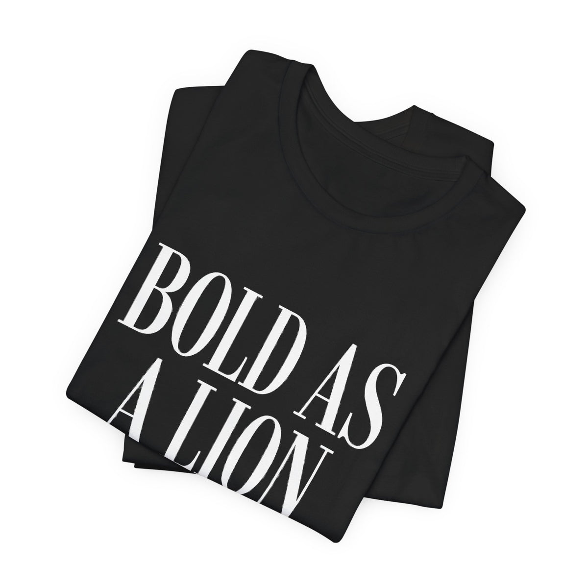 Promises of God Tee — "Bold as a Lion" (Proverbs 28:1)